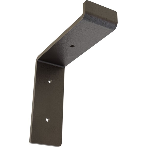 Ekena Millwork Steel Truss Shelf Bracket, Hammered Dark Bronze 2"W x 6"D x 6 1/4"H BKTM02X06X06TSHDB - main